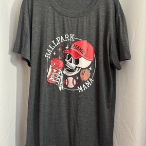 Ballpark Mama Graphic T-Shirt - XL